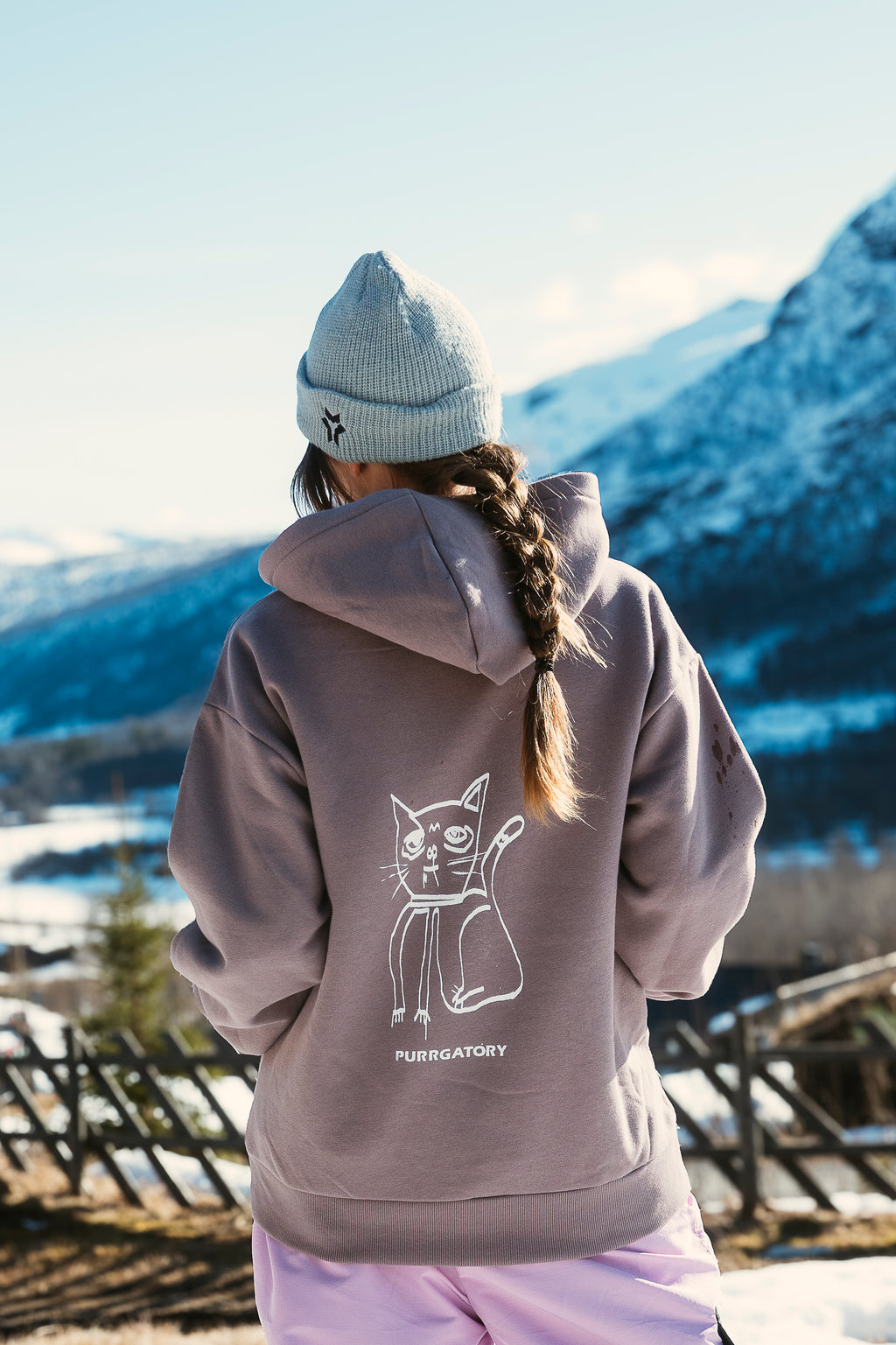 Purrgatory Live Frisak Design Heavyweight Hoodie