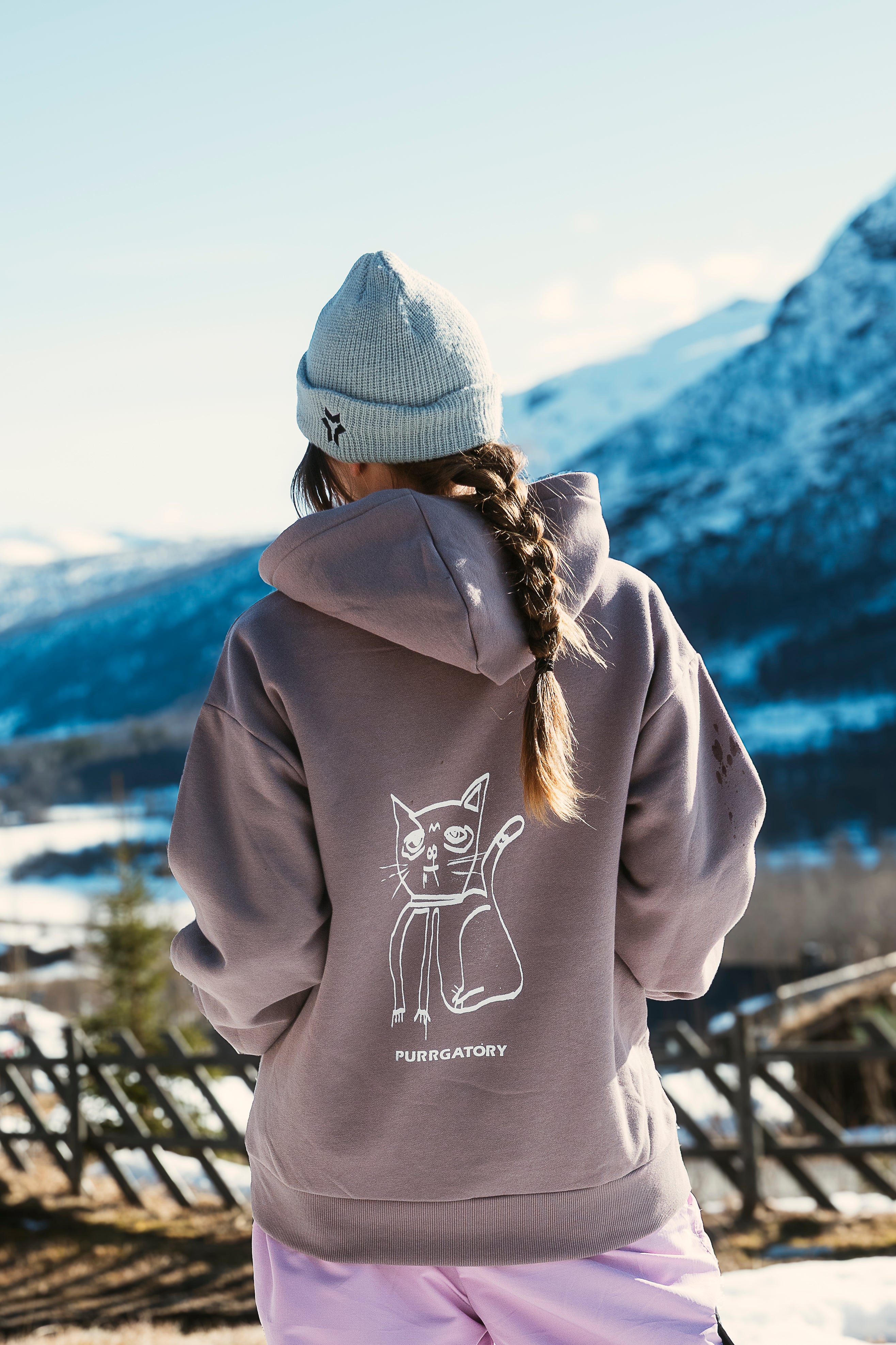 Purrgatory Live Frisak Design Heavyweight Hoodie