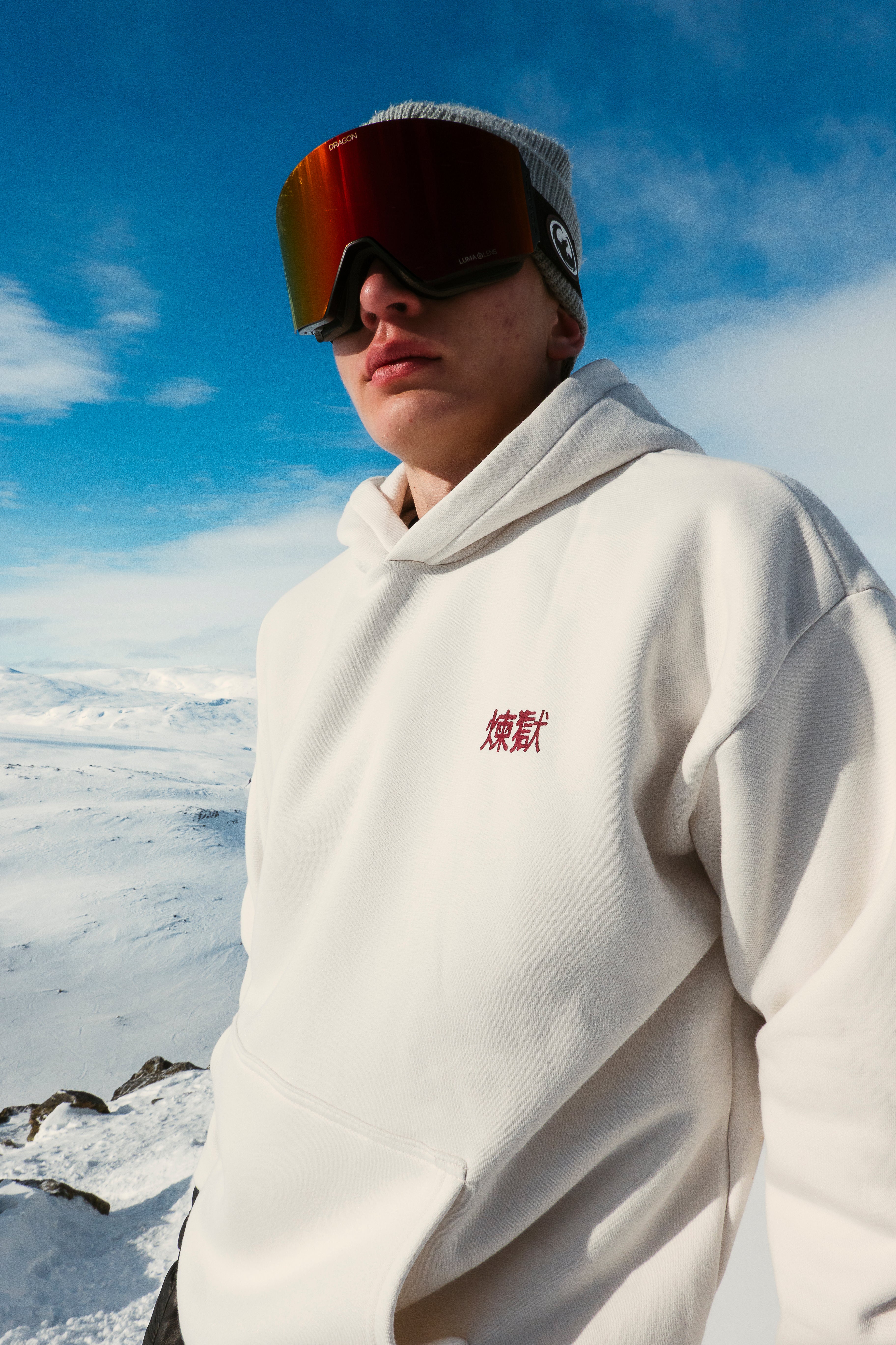 Purgatory FLAMES Mari Söderholm Design Heavyweight Hoodie