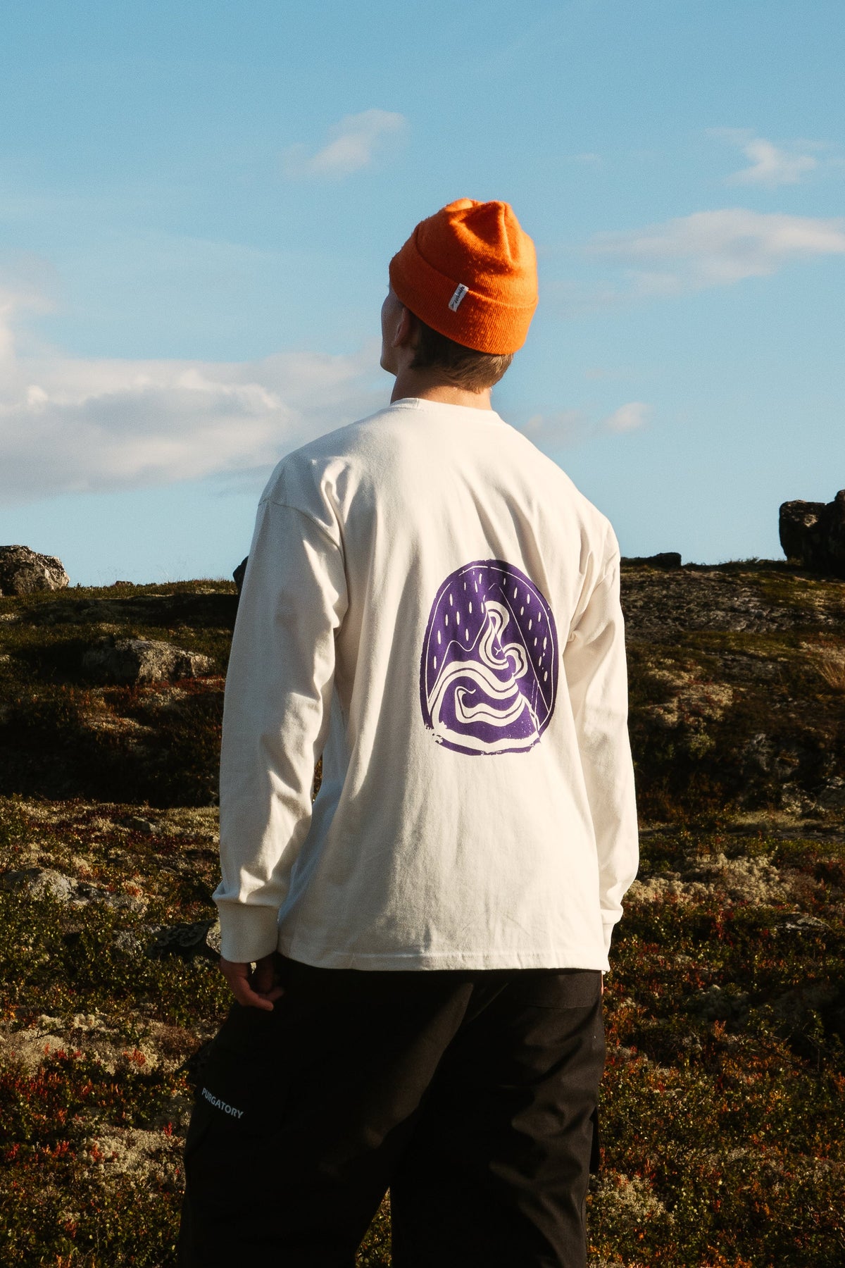 Abstract Longsleeve Blue Print